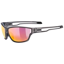 Sportovní brýle Uvex Sportstyle 806 Smoke Matt/Mir.Red (S5330872213)