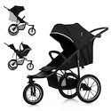 Sportovní kočárek Kinderkraft Helsi 2 Black