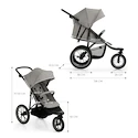 Sportovní kočárek Kinderkraft Helsi 2 Grey