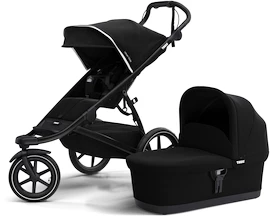 Sportovní kočárek Thule Urban Glide 2 černý + Thule korbička Bassinet