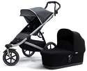 Sportovní kočárek Thule  Urban Glide 2 Dark Shad + Thule korbička Bassinet
