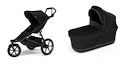 Sportovní kočárek Thule Urban Glide 3 Black + korbička Black