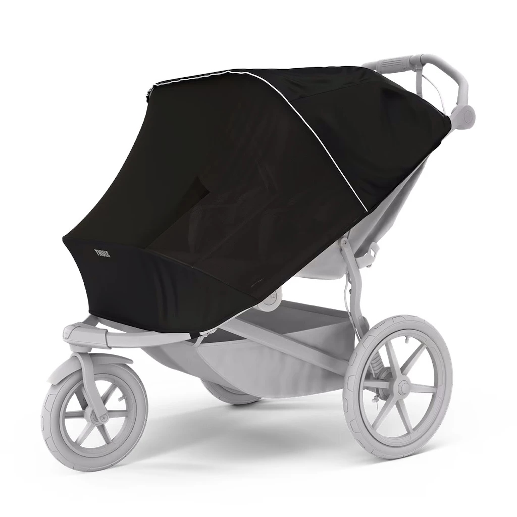Sportovní kočárek Thule Urban Glide 3 Black + korbička Black AKČNÍ SET 7v1