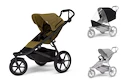 Sportovní kočárek Thule Urban Glide 3 Nutria green + madlo + pláštěnka