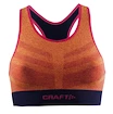 Sportovní podprsenka Craft Comfort Mid Impact Orange
