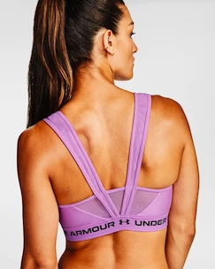 Sportovní podprsenka Under Armour Armour Mid Crossback MF Bra fialová