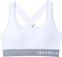 Sportovní podprsenka Under Armour Mid Crossback bílá