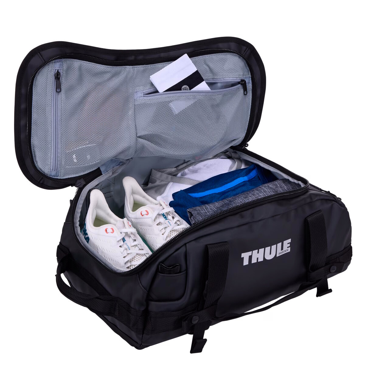 Sportovní taška Thule Chasm Recycled Duffel 30L - Black - thumb (2)