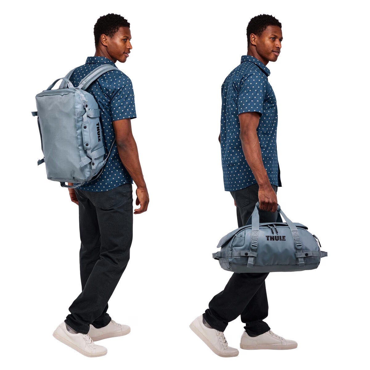 Sportovní taška Thule Chasm Recycled Duffel 30L - Pond Gray - thumb (3)