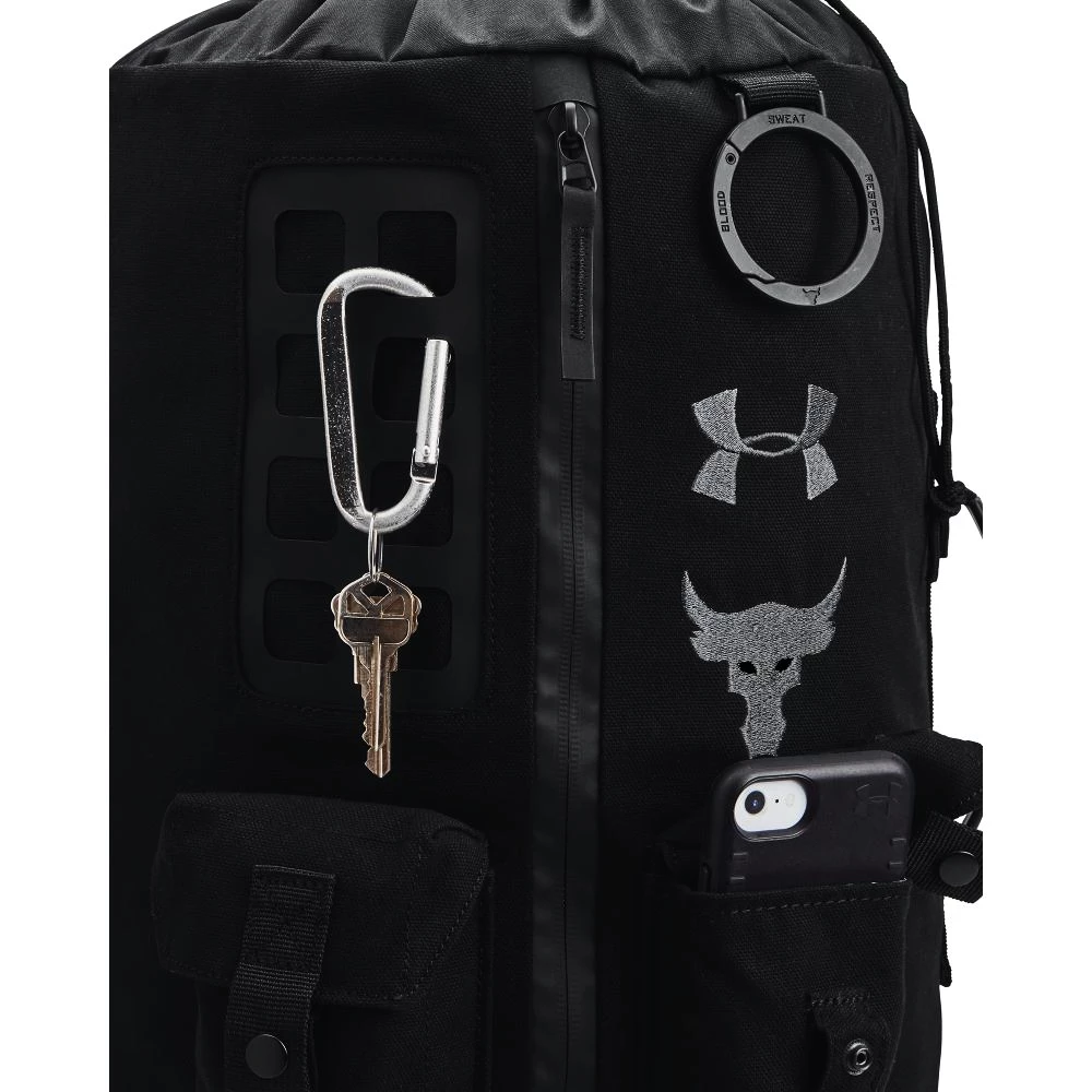 Sportovní taška Under Armour Project Rock 60 Gym Bag černá Black