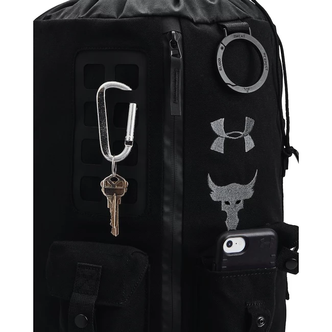 Sportovní taška Under Armour Project Rock 60 Gym Bag černá Black