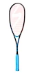 Squashová raketa Salming  Fusione Feather Racket Black/Cyan