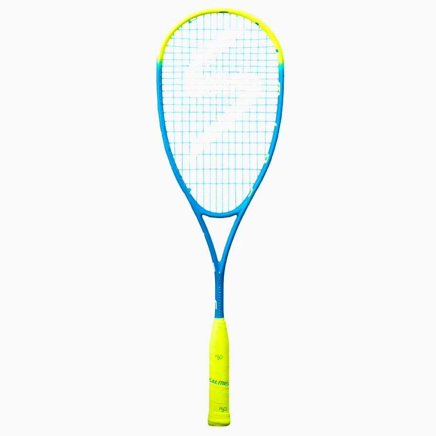 Squashová raketa Salming  Fusione Powerlite Racket Blue/Yellow