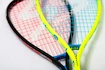 Squashová raketa Salming  Grit Powerlite Racket Blue/Yellow