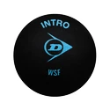 Squashové míčky Dunlop Intro - modrý - balení po 12 ks