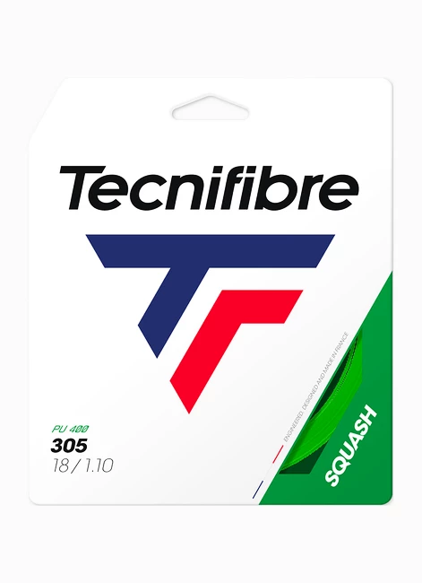 Squashový výplet Tecnifibre  String 305 Squash Green 1,10 mm
