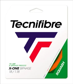 Squashový výplet Tecnifibre String X-One Orange 1,18 mm