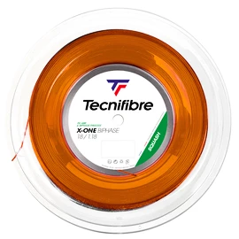 Squashový výplet Tecnifibre String X-One Orange 1,18 mm - role 200 m