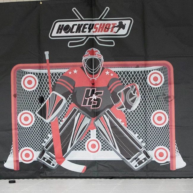 Střelecká plachta Hockeyshot  Shooting Tarp 2.0 (2,13m x 4,88m)