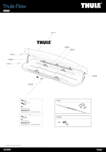 Střešní box Thule Flow lesklý černý