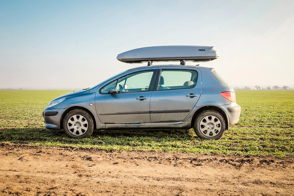 Střešní box Thule Pacific 500 šedý aeroskin