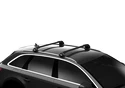 Střešní nosič Edge černý pro Ford Galaxy 5-dr MPV s integrovanými střešními podélníky 2010-2015