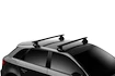 Střešní nosič Thule s hliníkovou EVO tyčí černý AUDI A1 5-dr Hatchback s holou střechou 12+