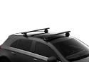 Střešní nosič Thule s hliníkovou EVO tyčí černý BMW 1-series 5-dr Hatchback s pevnými body 12-19