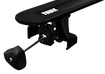 Střešní nosič Thule s hliníkovou EVO tyčí černý Chevrolet Combo 4-dr Van s pevnými body 05-11, 24
