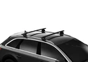 Střešní nosič Thule s hliníkovou EVO tyčí černý Ford Focus Active 5-dr Hatchback s integrovanými střešními podélníky 19-24