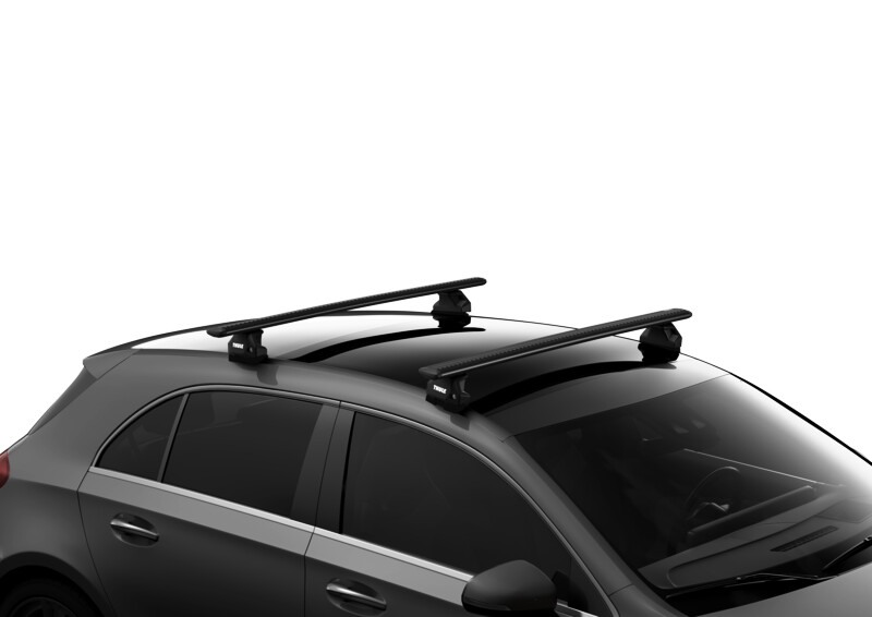 Střešní nosič Thule s hliníkovou EVO tyčí černý Subaru Forester (SK) 5-dr SUV s pevnými body 19-24 - thumb (3)