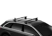 Střešní nosič Thule s hliníkovou EVO tyčí černý Suzuki SX4 S-Cross 5-dr Hatchback s integrovanými střešními podélníky 14-24