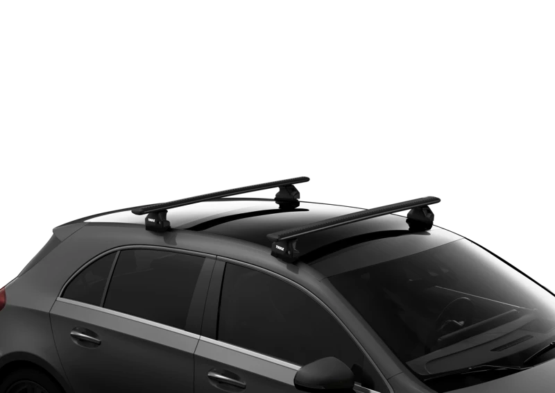 Střešní nosič Thule s hliníkovou EVO tyčí černý Toyota Corolla Cross 5-dr SUV s pevnými body 21-24