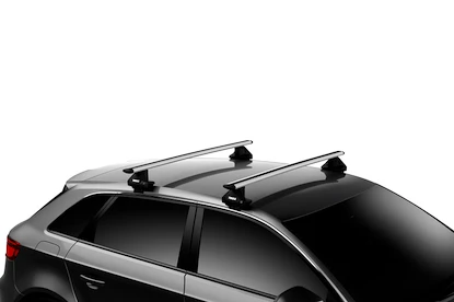 Střešní nosič Thule s hliníkovou EVO tyčí Citroën ë-C4 X 4-dr Sedan s holou střechou 23-24