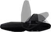 Střešní nosič Thule s hliníkovou EVO tyčí Isuzu D-Max 4-dr Crew-cab se střešními podélníky (hagusy) 12-21