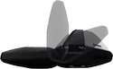 Střešní nosič Thule s hliníkovou EVO tyčí Isuzu D-Max 4-dr Crew-cab se střešními podélníky (hagusy) 12-21