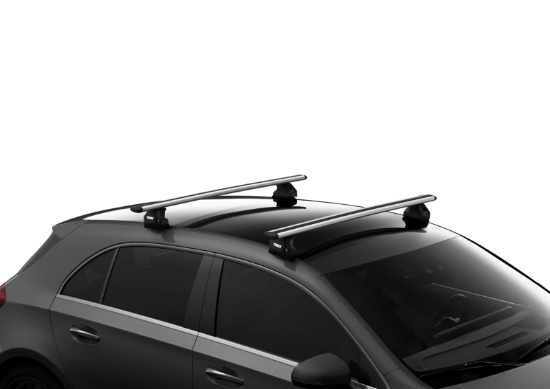 Střešní nosič Thule s hliníkovou EVO tyčí Mercedes Benz CLA Shooting Brake (X117) 5-dr Estate s pevnými body 15-19