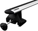 Střešní nosič Thule s hliníkovou EVO tyčí Mitsubishi Triton Double Cab (KB4T) 4-dr Pickup s holou střechou 05-15