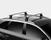 Střešní nosič Thule s hliníkovou EVO tyčí Peugeot Bipper 3-dr Van s pevnými body 08-24