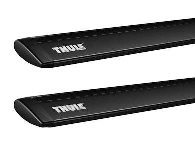 Střešní nosič Thule s hliníkovou tyčí černý Holden Barina 4-dr Sedan s holou střechou 06-11
