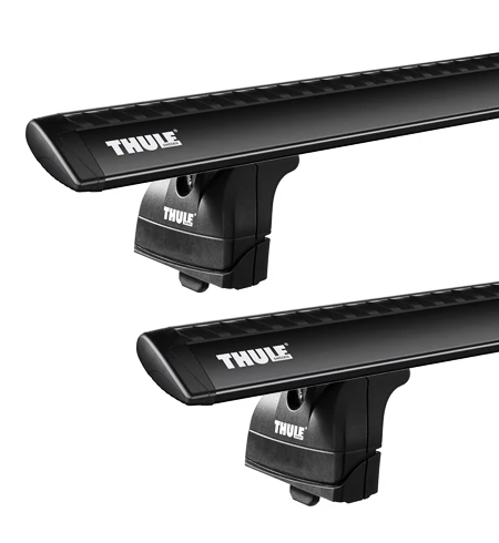 Střešní nosič Thule s hliníkovou tyčí černý Lancia Phedra 5-dr MPV s T-Profilem 02-10