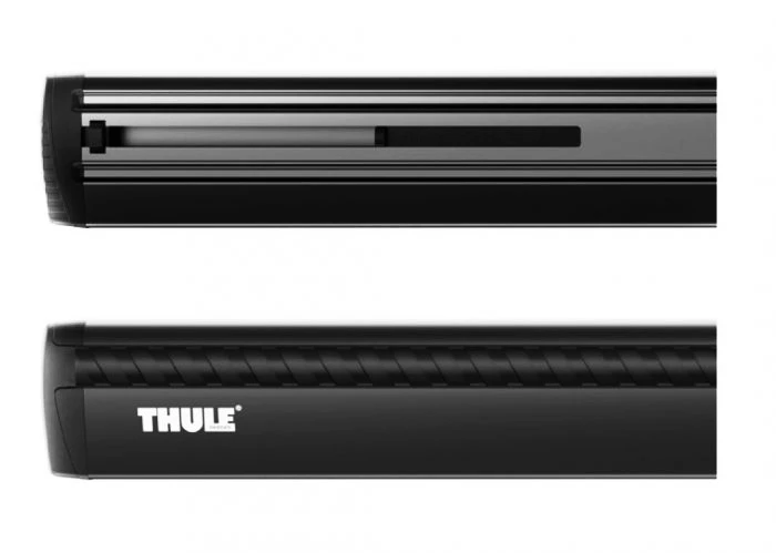 Střešní nosič Thule s hliníkovou tyčí černý Suzuki Swift SE-Z 3-dr Hatchback s holou střechou 00-04