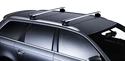 Střešní nosič Thule s hliníkovou tyčí Mercedes Benz E-Class (W213) 4-dr Sedan s pevnými body 16-23