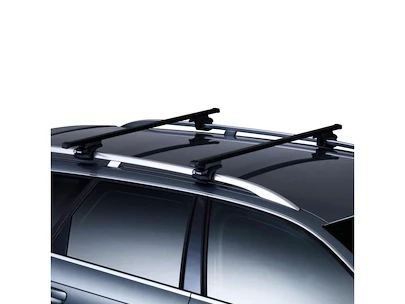 Střešní nosič Thule s ocelovou tyčí Volkswagen Cross Polo 5-dr Hatchback se střešními podélníky (hagusy) 06-09