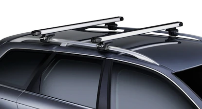 Střešní nosič Thule s teleskopickou tyčí Volkswagen Touran I (1T) 5-dr MPV se střešními podélníky (hagusy) 03-15