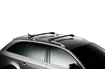 Střešní nosič Thule WingBar Edge černý Mitsubishi Lancer 5-dr Hatchback s pevnými body 08+