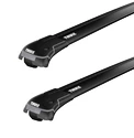 Střešní nosič Thule WingBar Edge černý Nissan Pathfinder (R51) 5-dr SUV se střešními podélníky (hagusy) 05-12