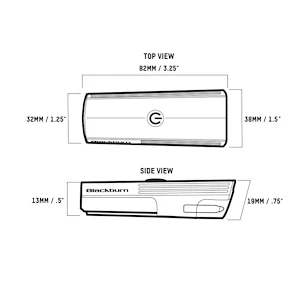 Světlo Blackburn  Dayblazer 550 USB-C