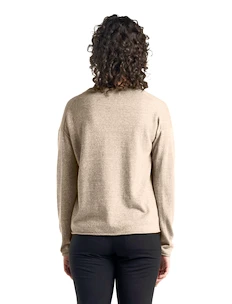 Svetr Icebreaker  Flaxen LS V Sweater Beige S