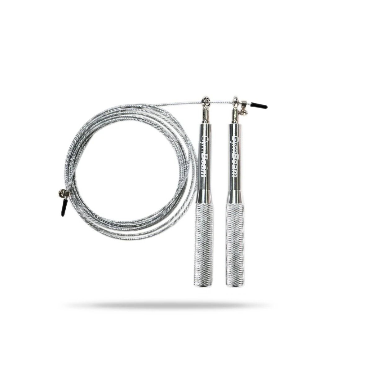 Švihadlo GymBeam  Metal Jumping Rope Silver - thumb (0)